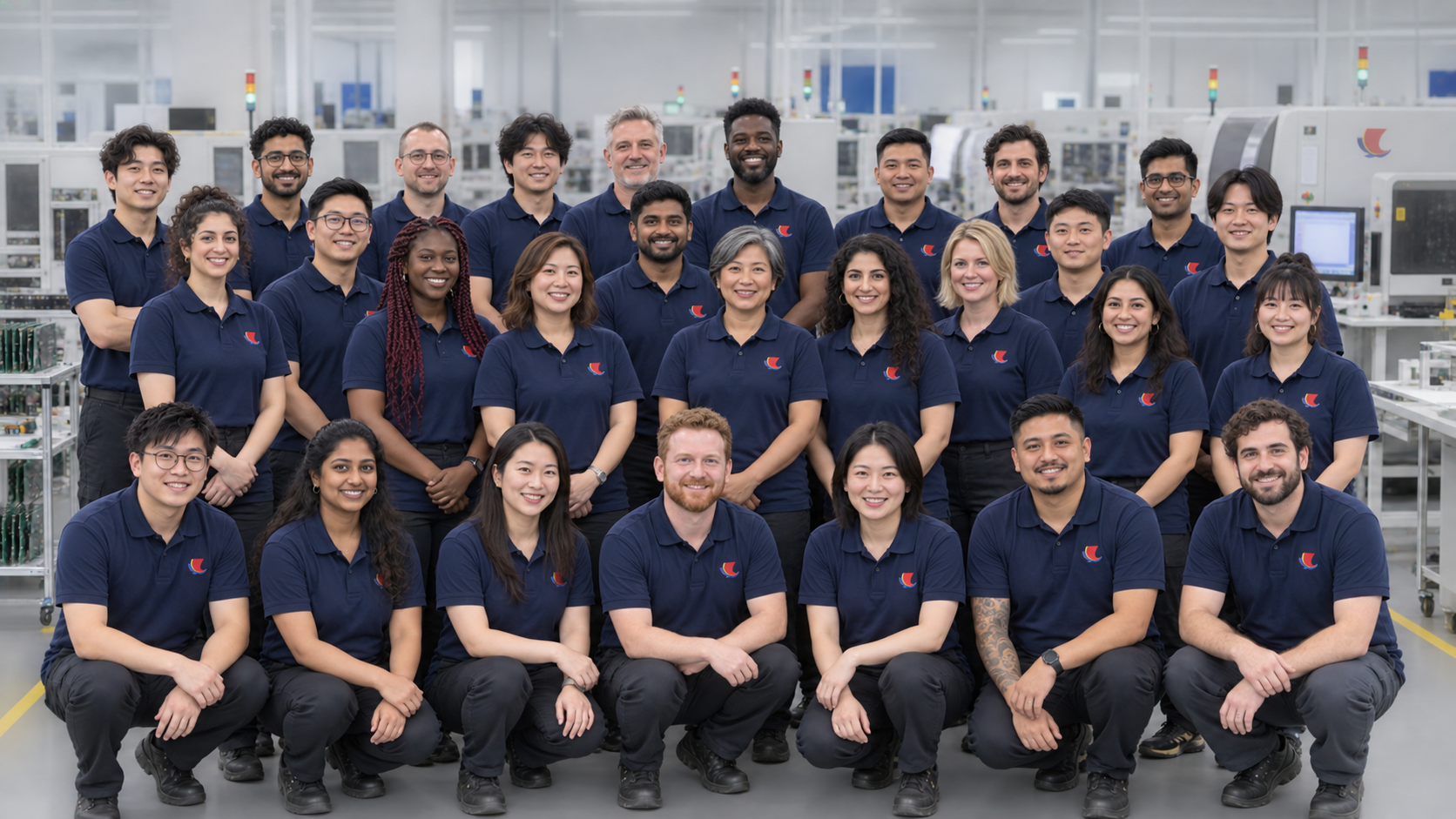 Laili team in the workshop